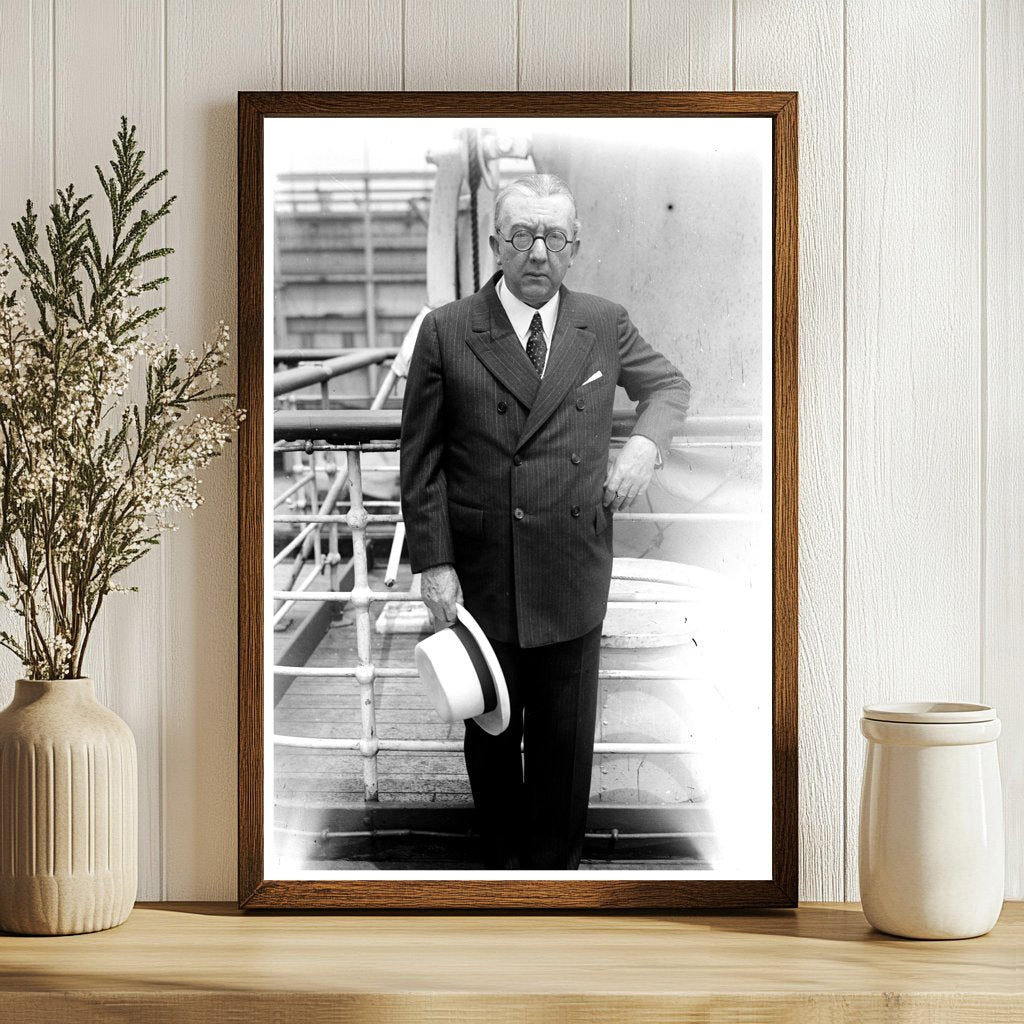 1920s Business Visionary: A.B. Houghton Portrait