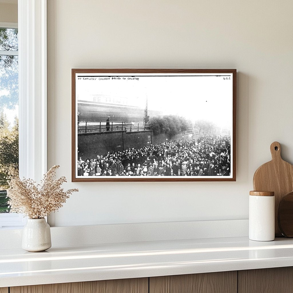 1920s Children of Krupp Employees Enjoying Country Escape