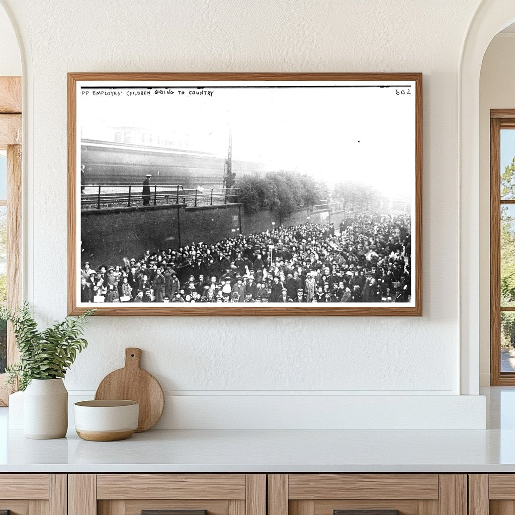 1920s Children of Krupp Employees Enjoying Country Escape