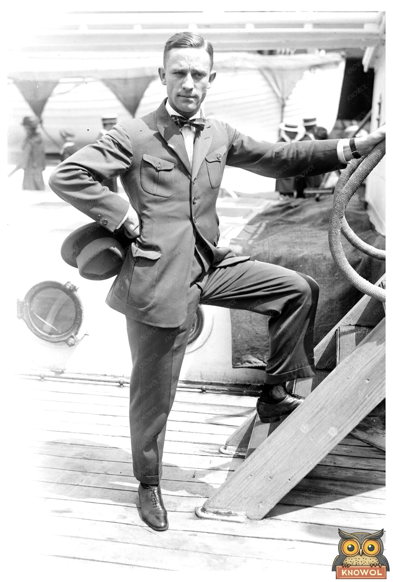 1920s American Life Portrait: Charming Vintage Snapshot