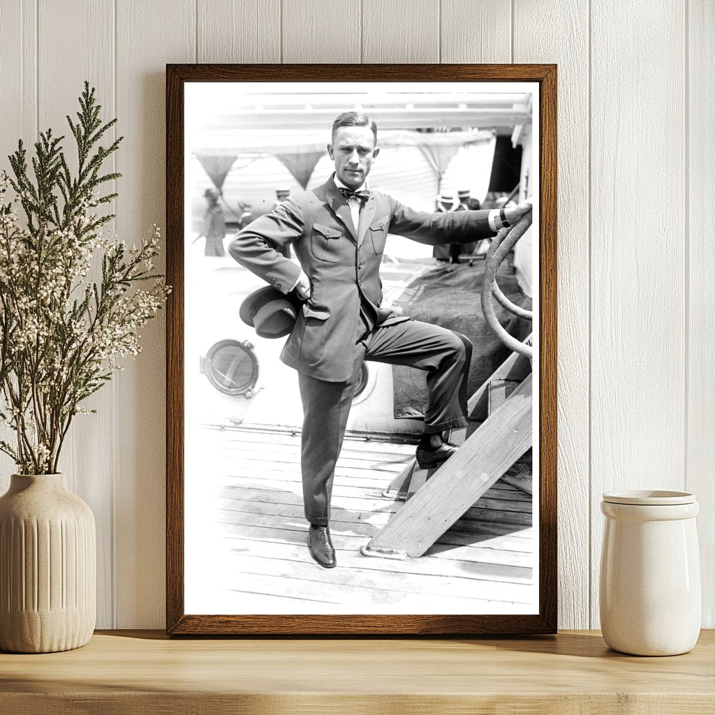 1920s American Life Portrait: Charming Vintage Snapshot