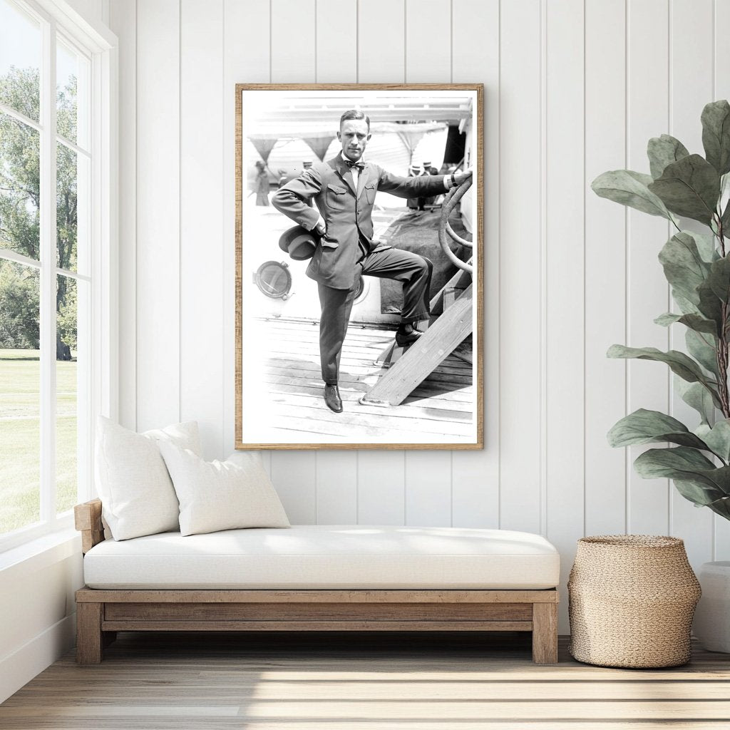 1920s American Life Portrait: Charming Vintage Snapshot