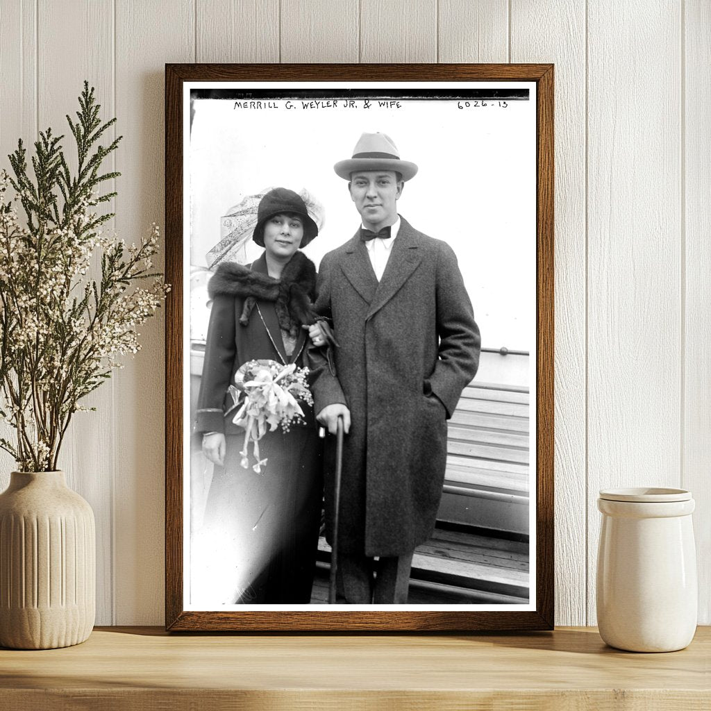 1920s Vintage Portrait of a Charming Couple
