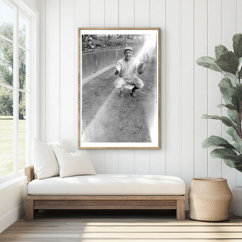 1923 Philadelphia Baseball Icon: Frank Bruggy Portrait