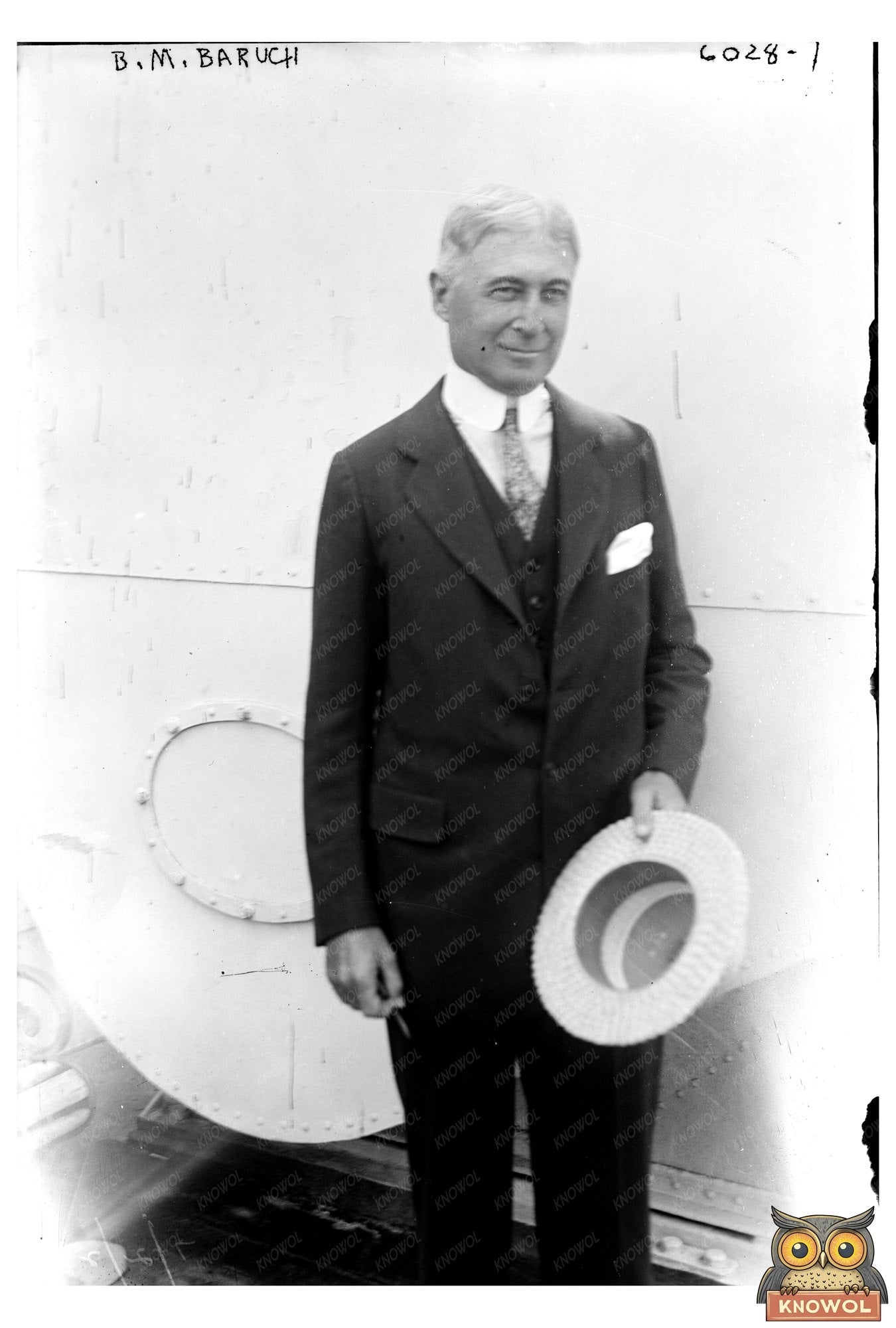 Influential American Tycoon: B.M. Baruch Portrait