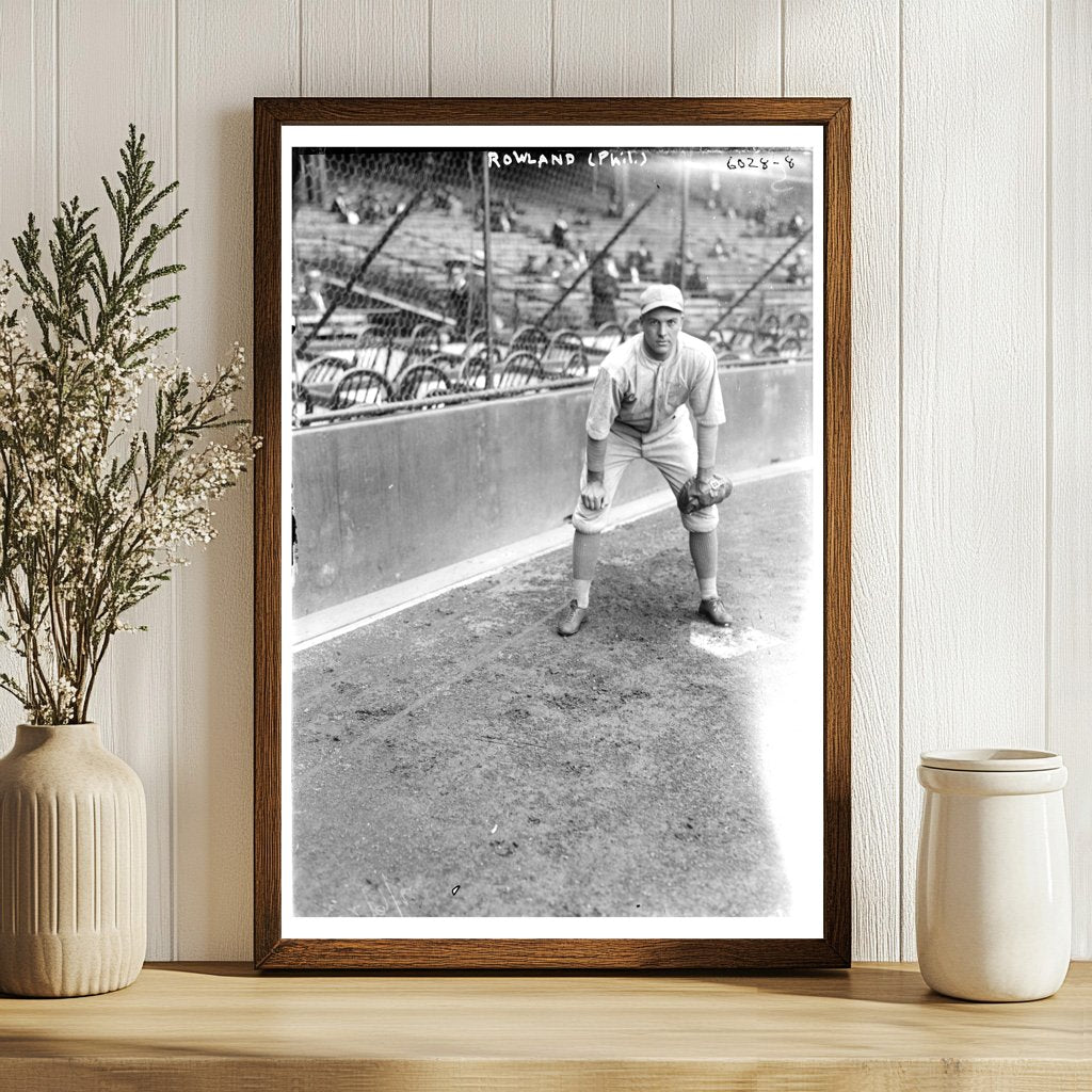 1923 Philadelphia Baseball Star: Chuck Rowland Portrait