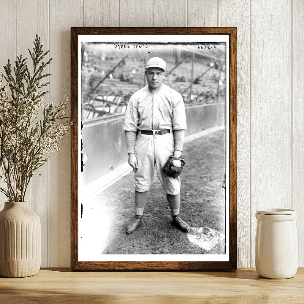 1923 Philadelphia Athletics Star: Jimmy Dykes in Action