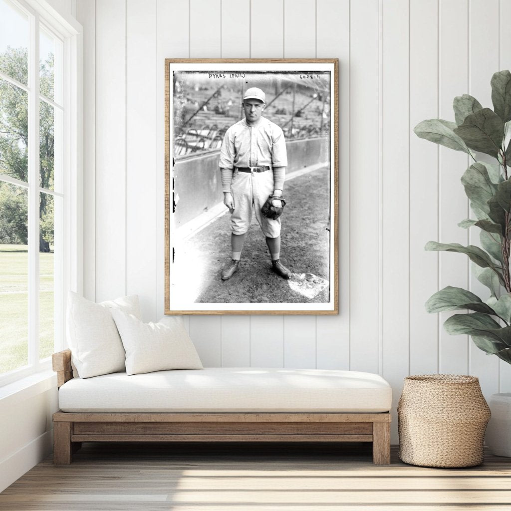 1923 Philadelphia Athletics Star: Jimmy Dykes in Action