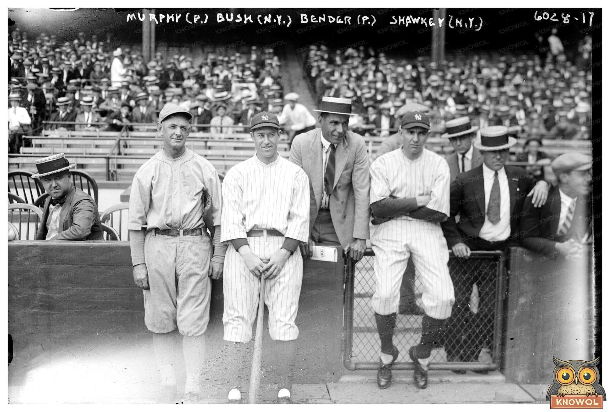 1923 Baseball Iconic Coaches & Players Moment