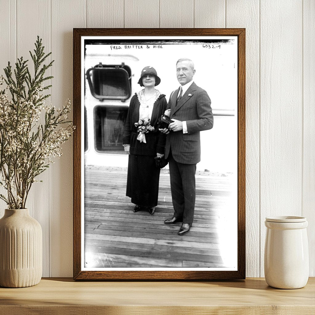 1920s Portrait of a Couple in Vintage Attire