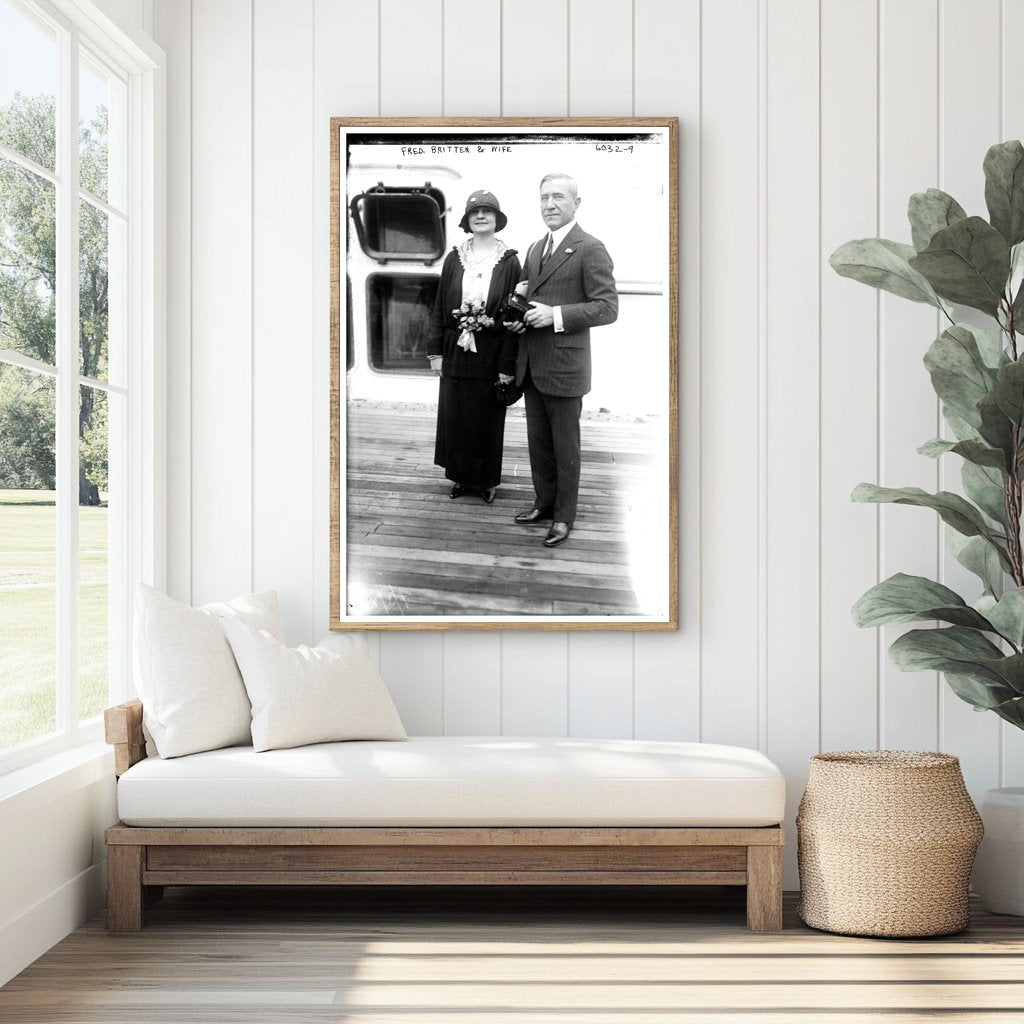 1920s Portrait of a Couple in Vintage Attire