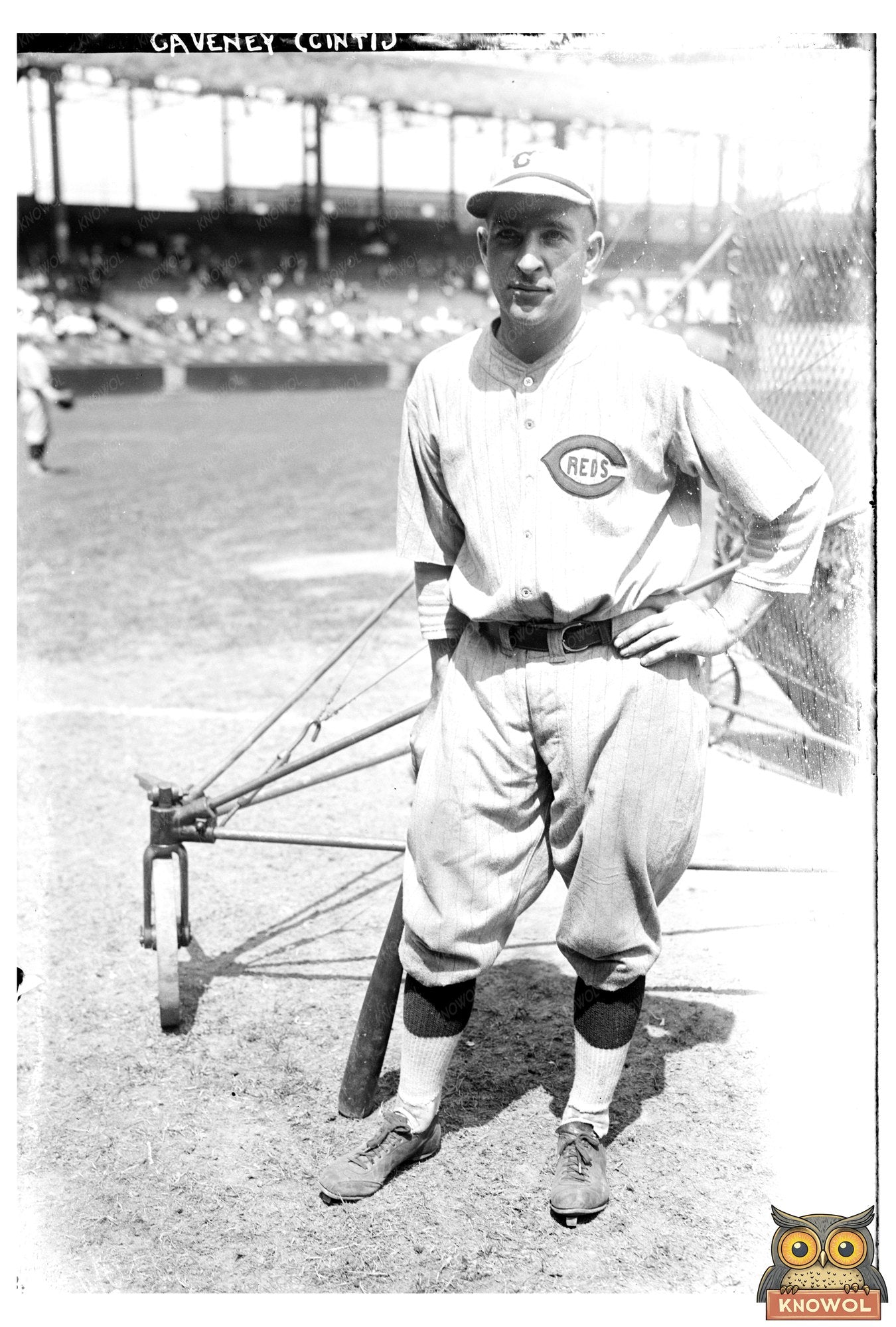 1923 Cincinnati Reds Infielder James Caveney Photo
