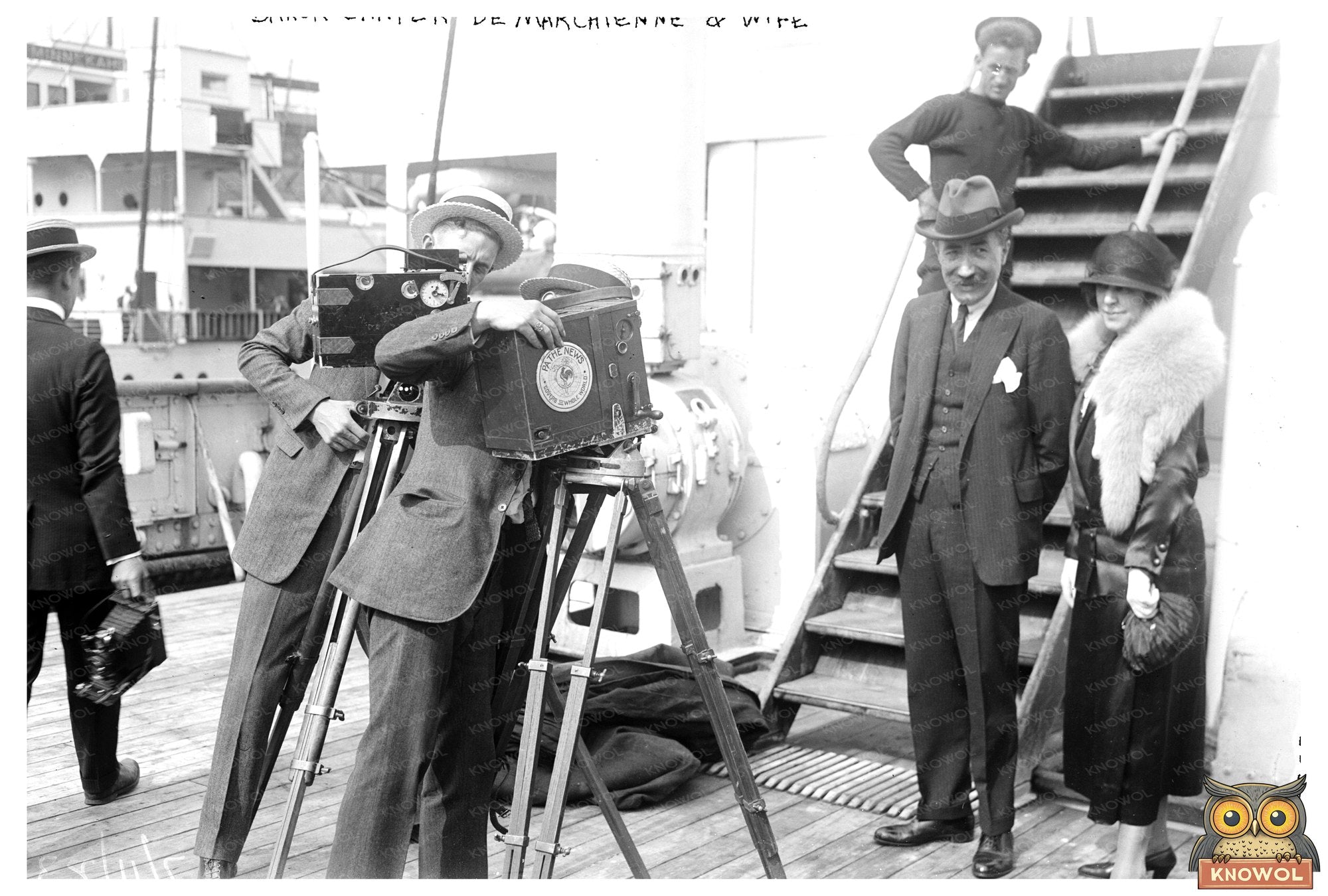 1920s Elegance: Baron and Baroness in Historic Portrait