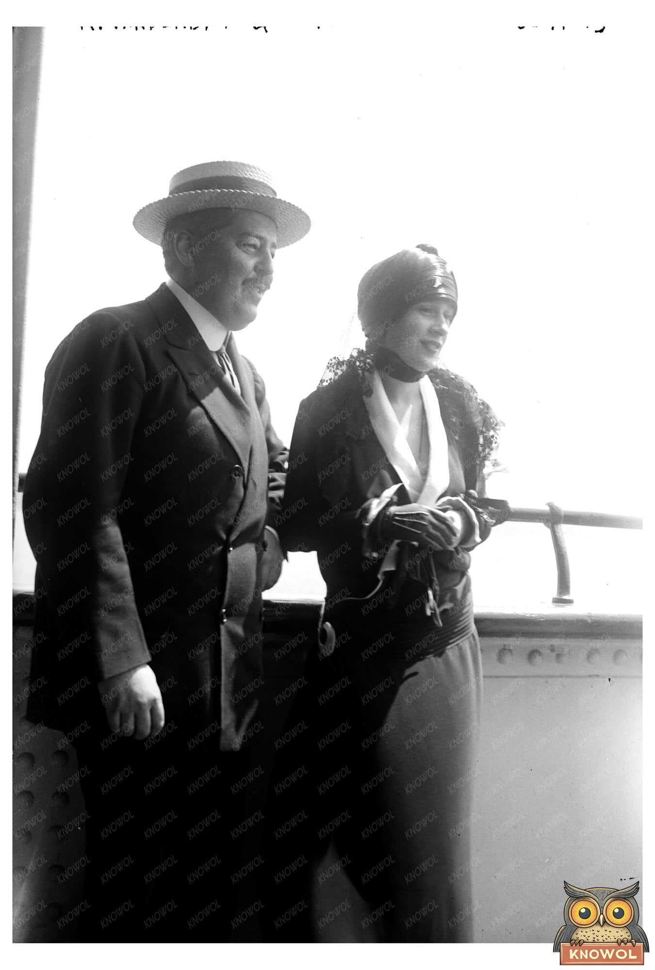 1923 Elegant Portrait of Vanderbilt Couple