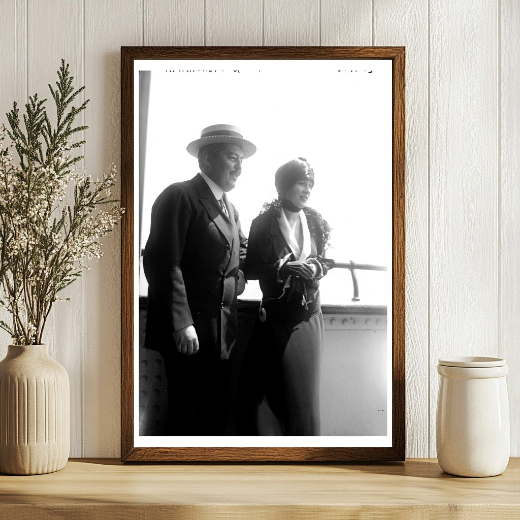 1923 Elegant Portrait of Vanderbilt Couple