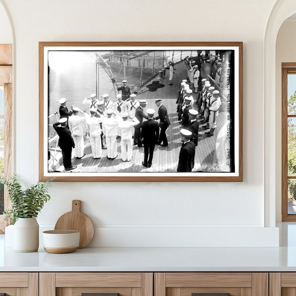 FDR Welcomes Illinois Delegation in Historic Meeting