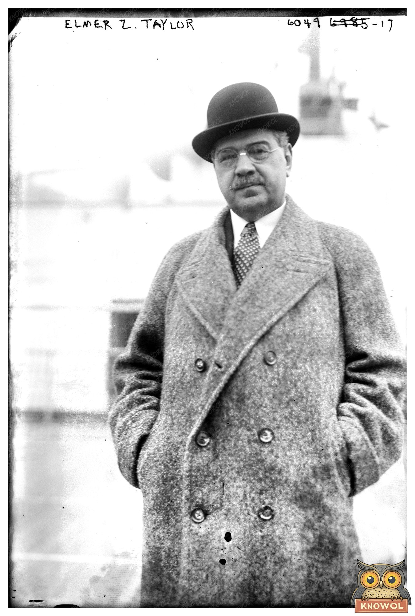 1920s Educational Pioneer Portrait - Elmer Z. Taylor