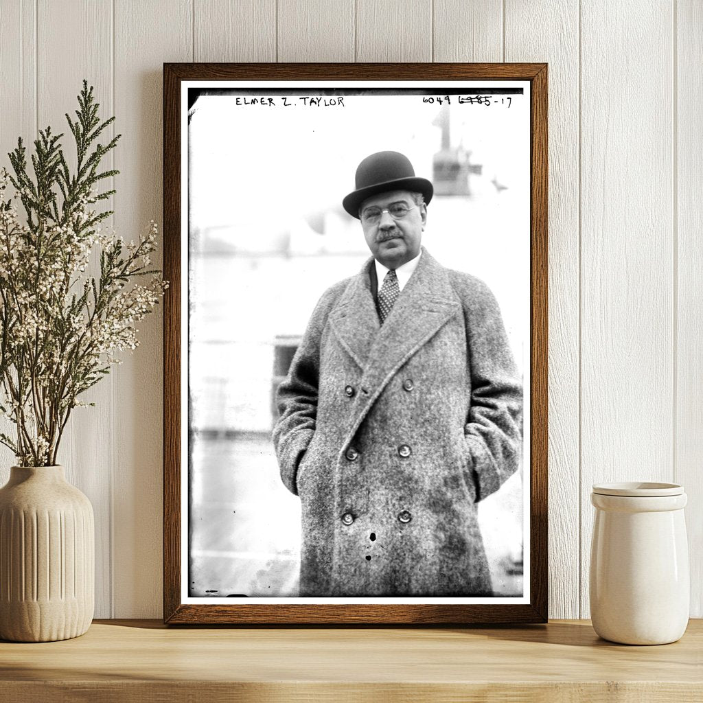 1920s Educational Pioneer Portrait - Elmer Z. Taylor