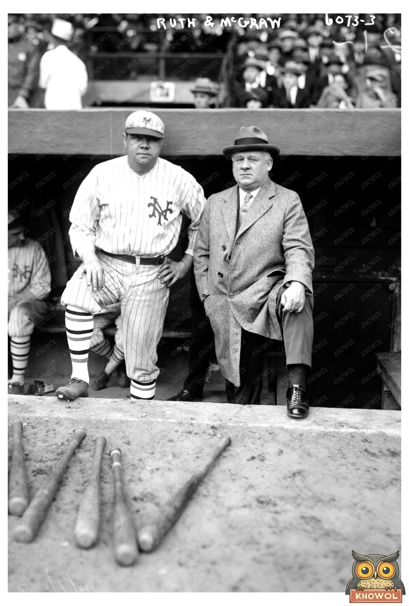 Iconic 1923 Moment: Ruth & McGraw in Baseball History