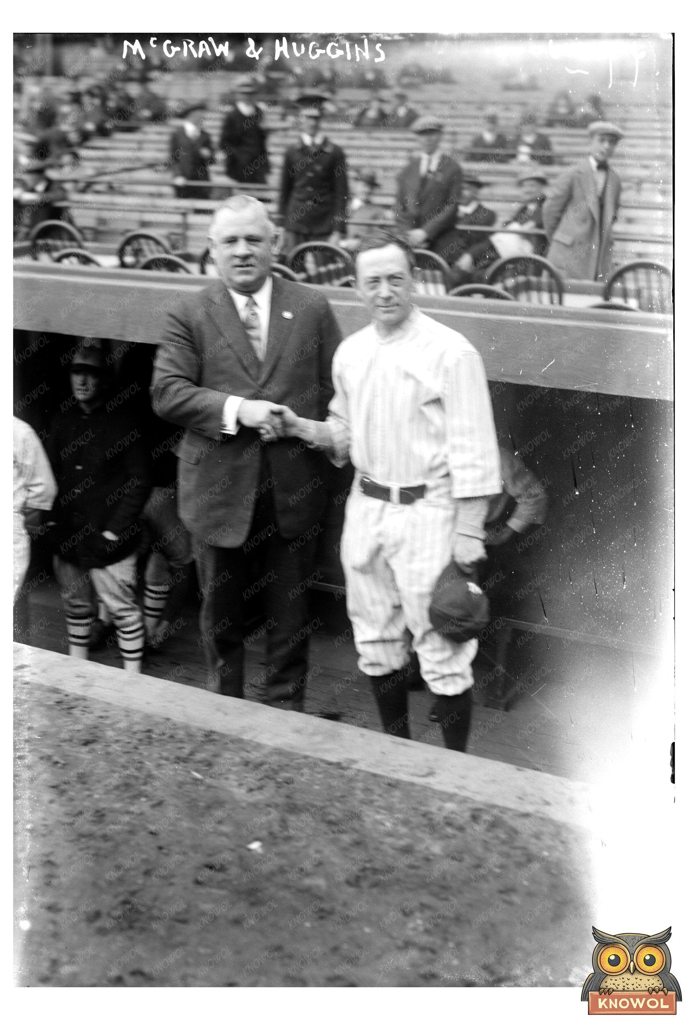 1923 Iconic Duel: Giants McGraw & Yankees Huggins
