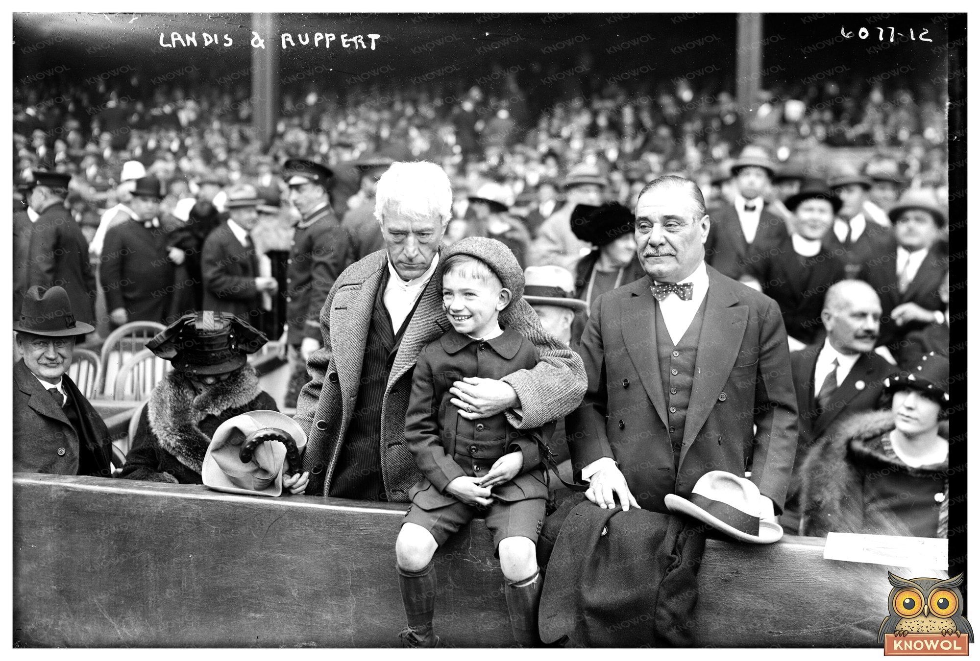 1923 Baseball Legends: Landis, Ruppert & Young Fan
