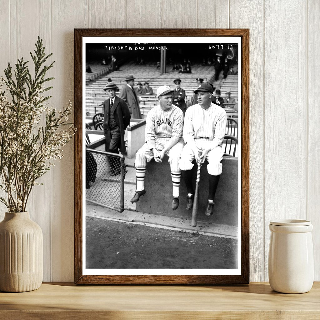 1923 Baseball History: Meusel Brothers in Action