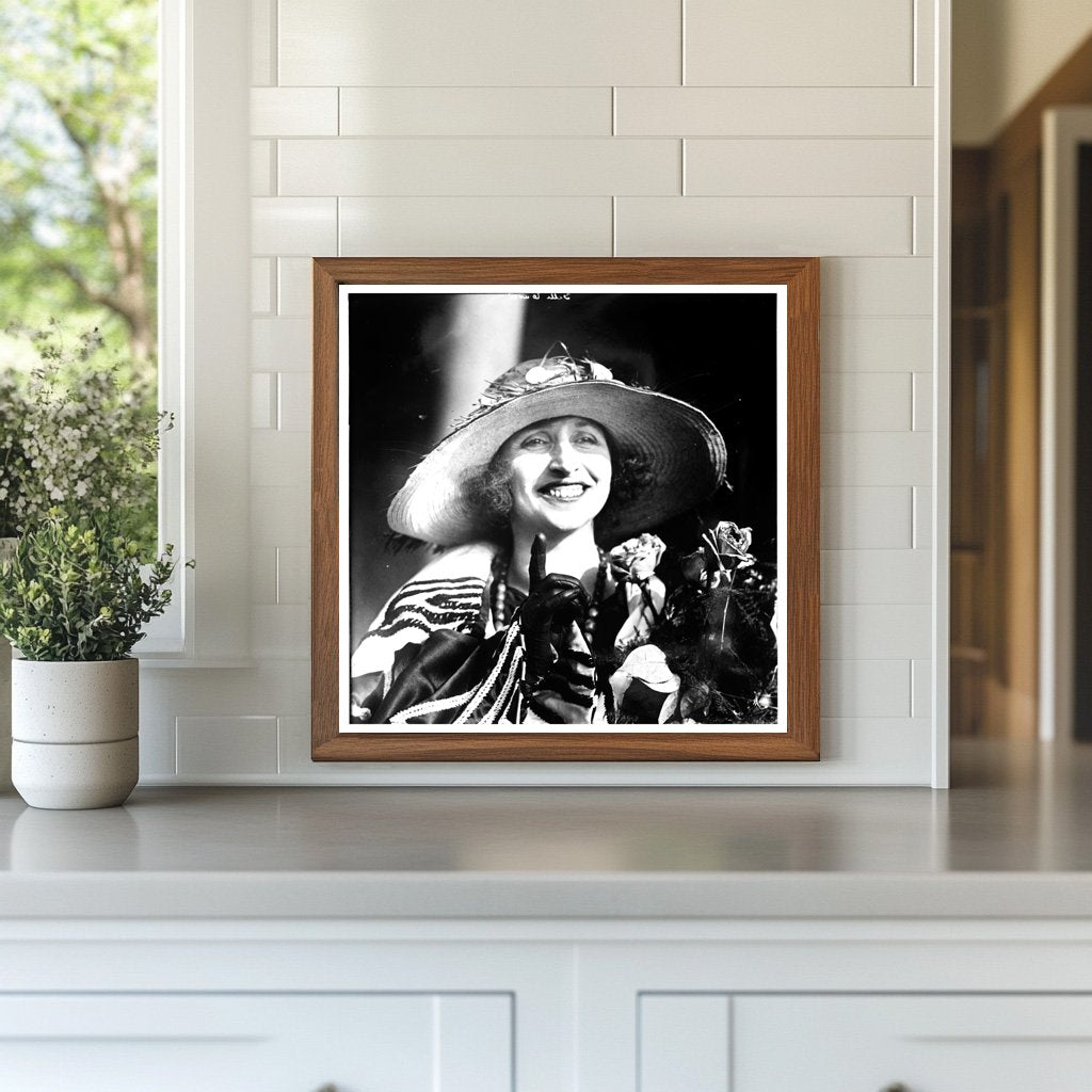 Vintage Opera Star Galli Curci Portrait, Early 20th Century