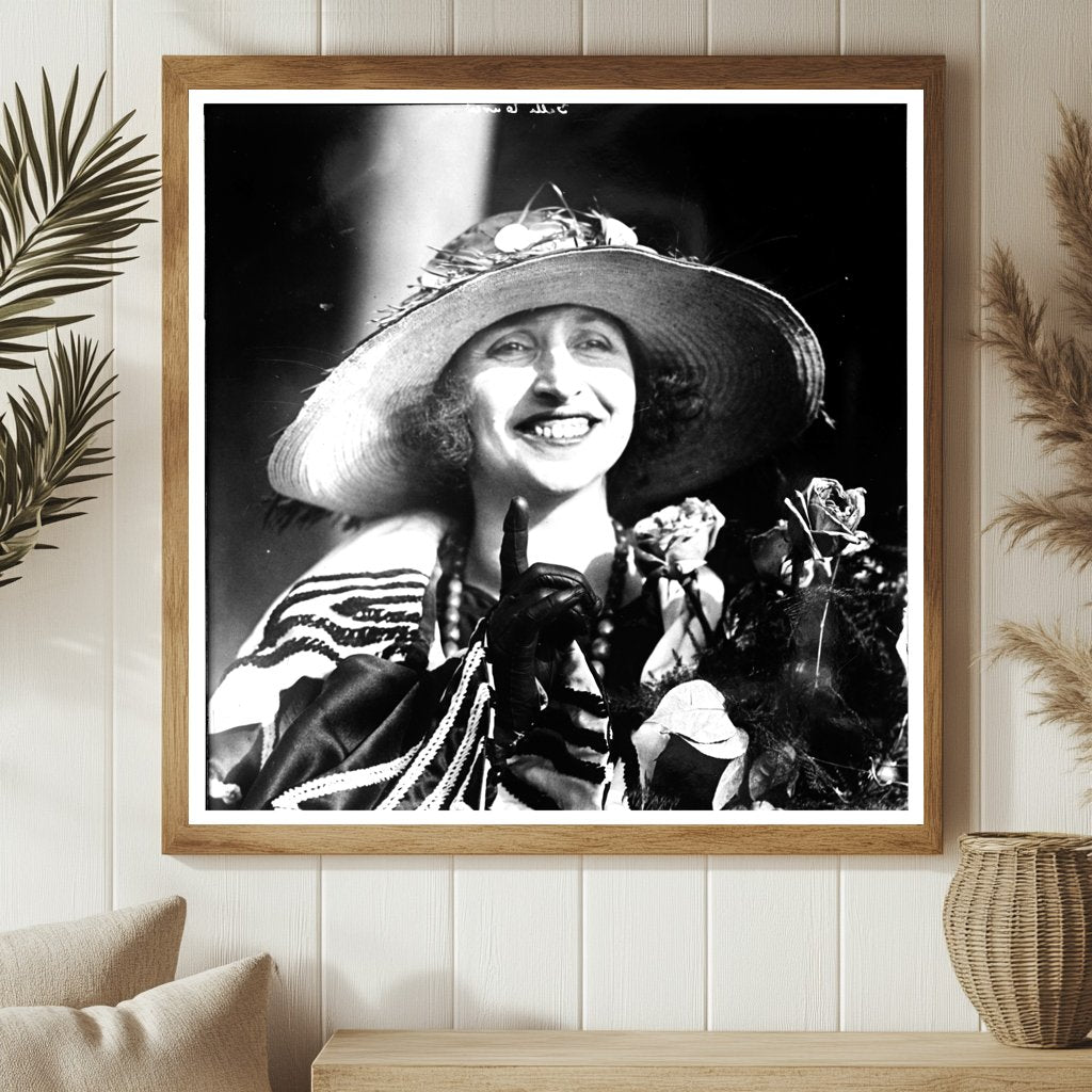 Vintage Opera Star Galli Curci Portrait, Early 20th Century