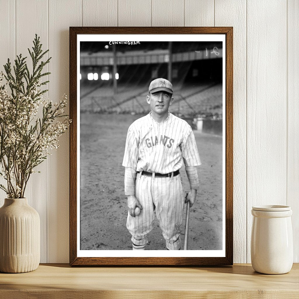 1923 New York Giants Baseball Star Bill A. Cunningham