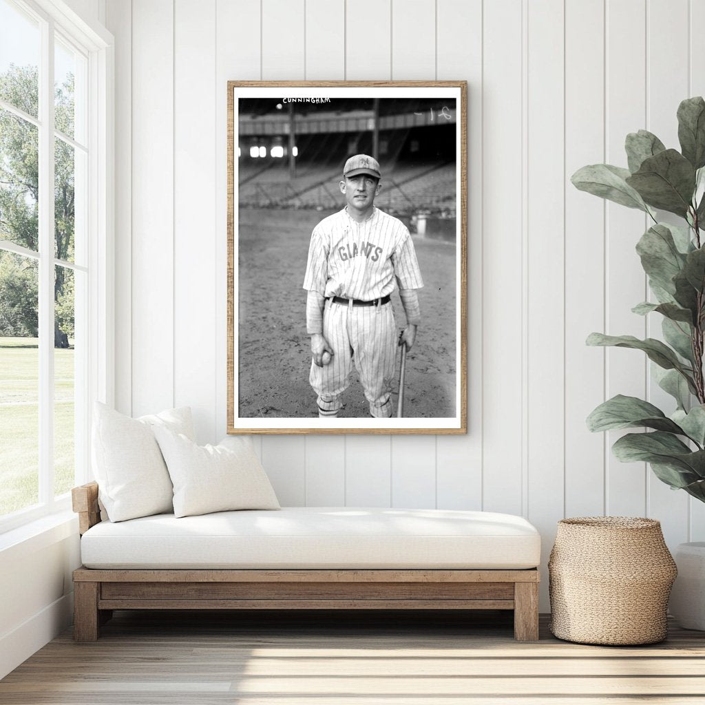 1923 New York Giants Baseball Star Bill A. Cunningham