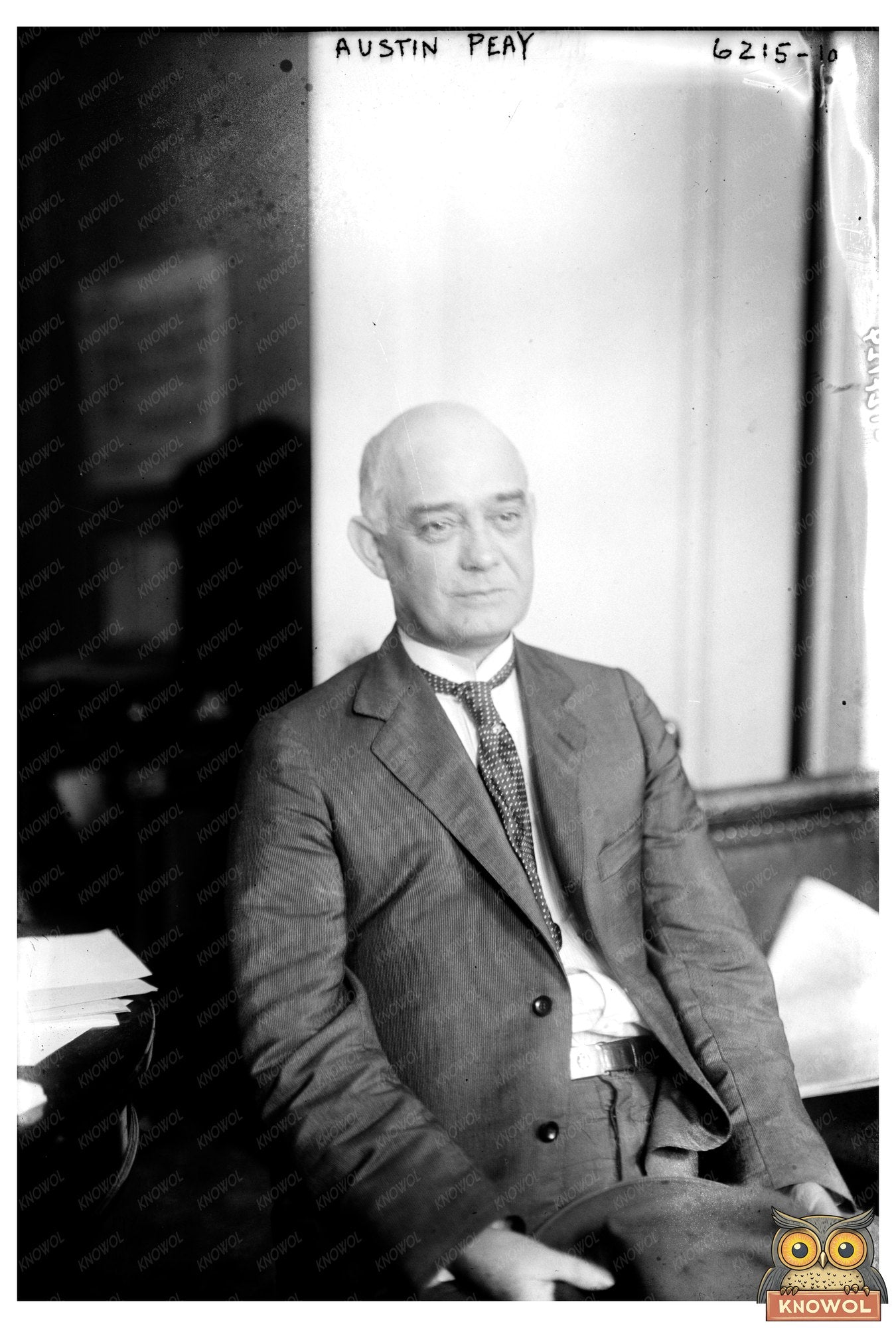 Portrait of Austin Peay: 20th Century Political Leader