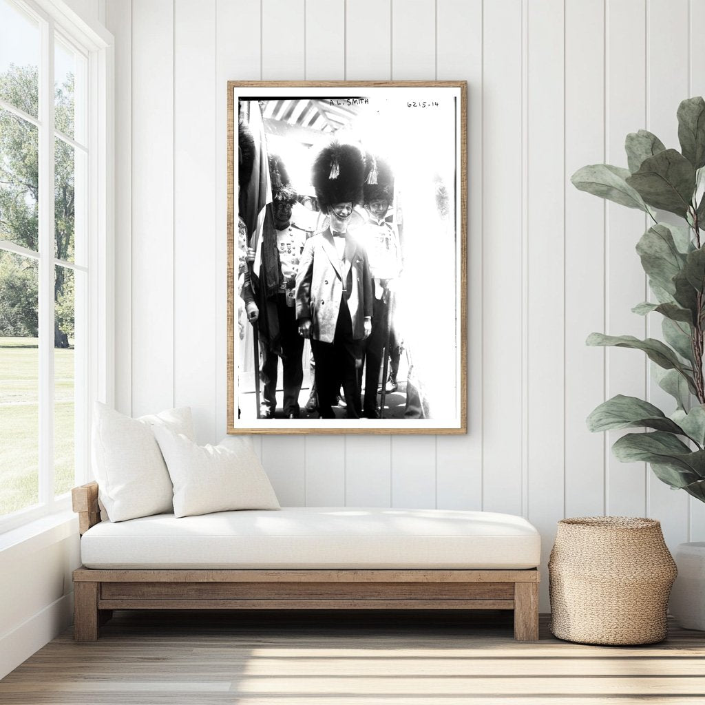 Historic 1924 Image of Al Smiths Political Era