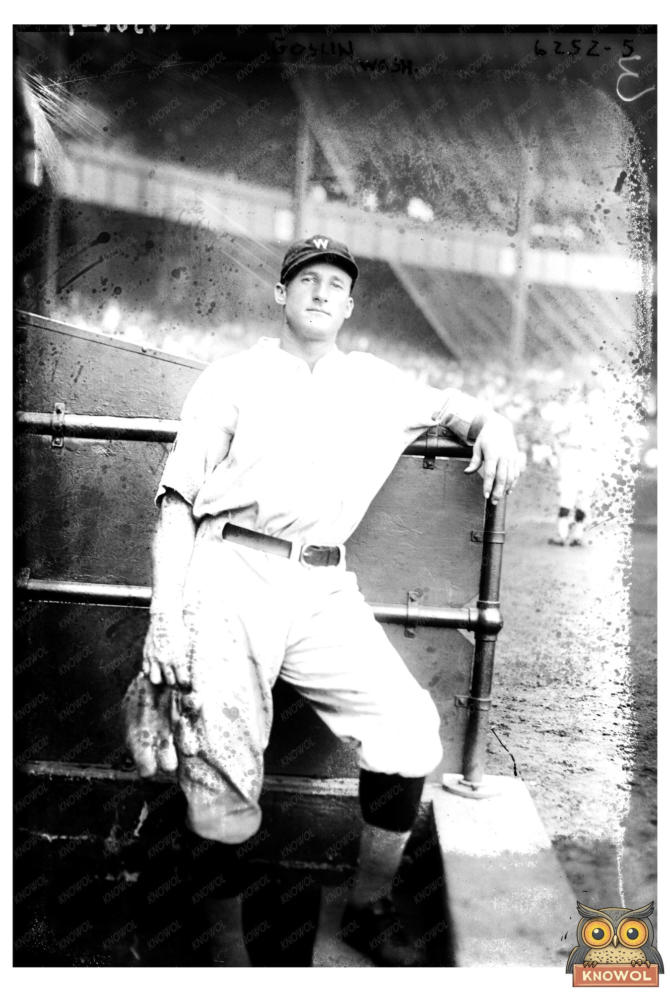 1924 Goose Goslin in Action: Baseball Icon Unleashed