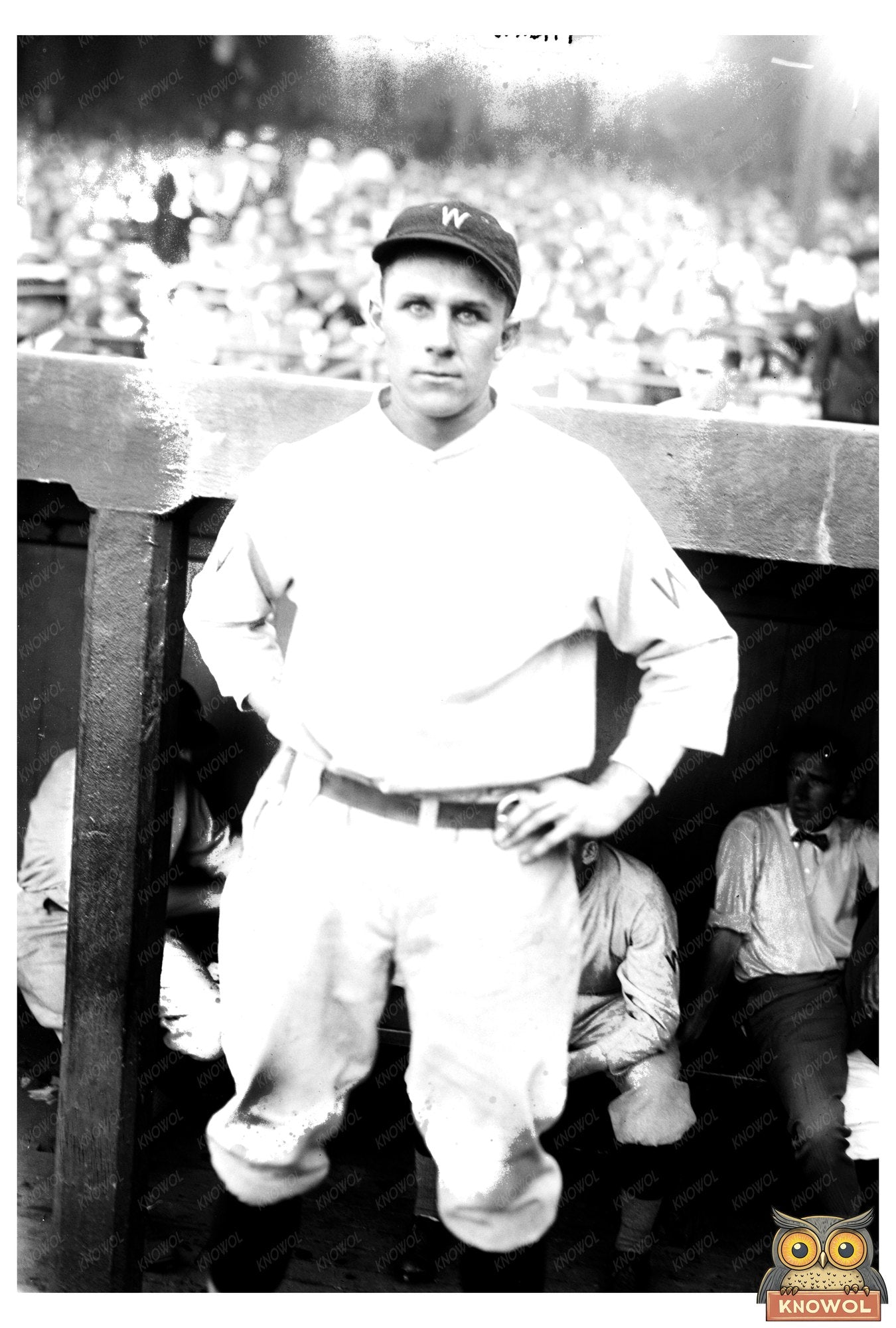 1924 Washington Baseball Star Ossie Bluege Portrait