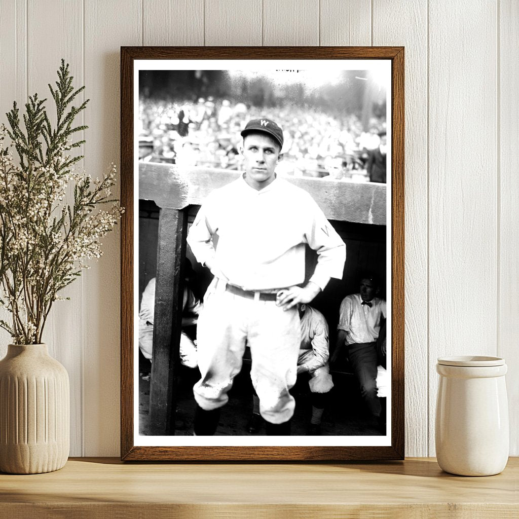 1924 Washington Baseball Star Ossie Bluege Portrait