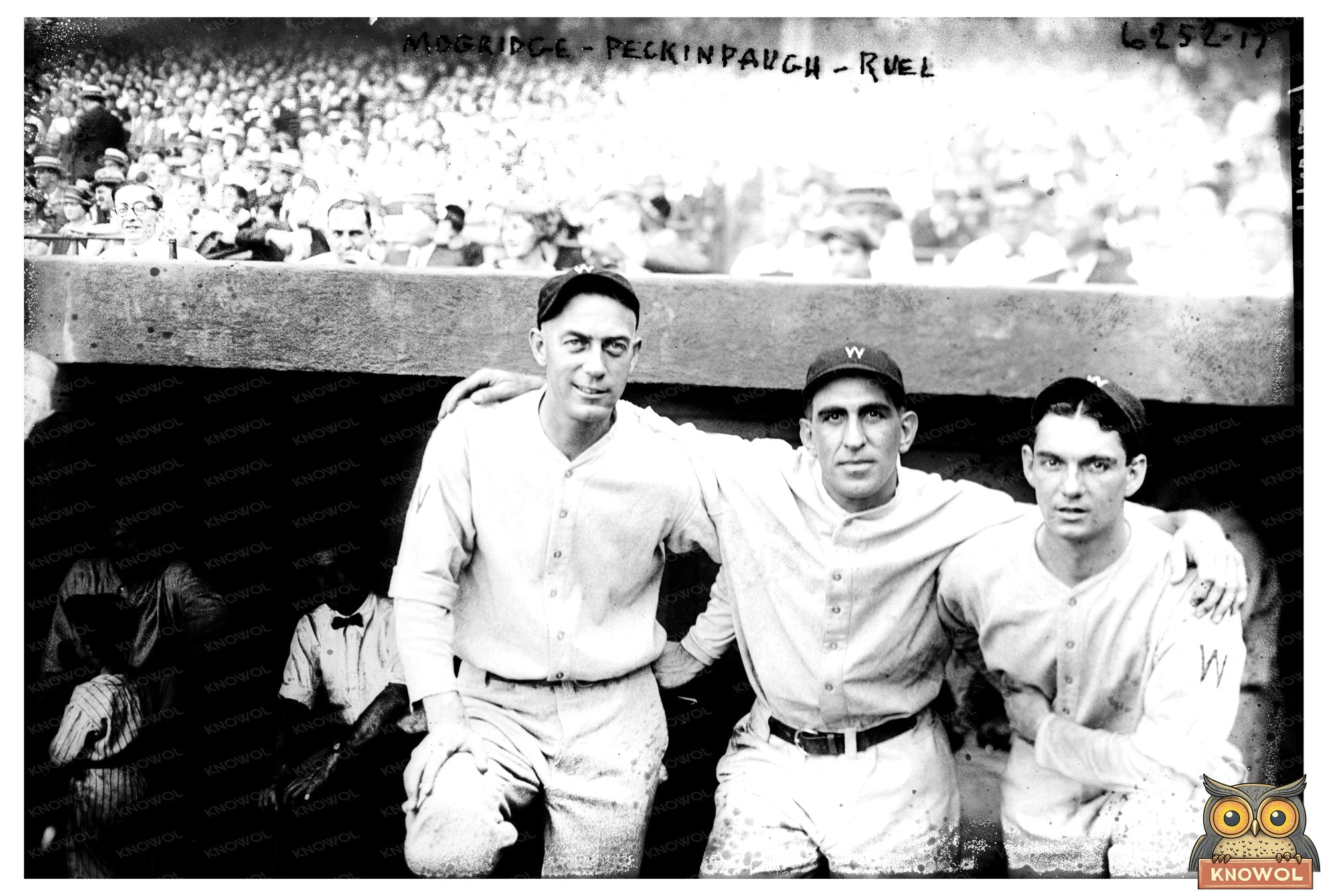 1924 Baseball Legends: Mogridge, Peckinpaugh, Ruel