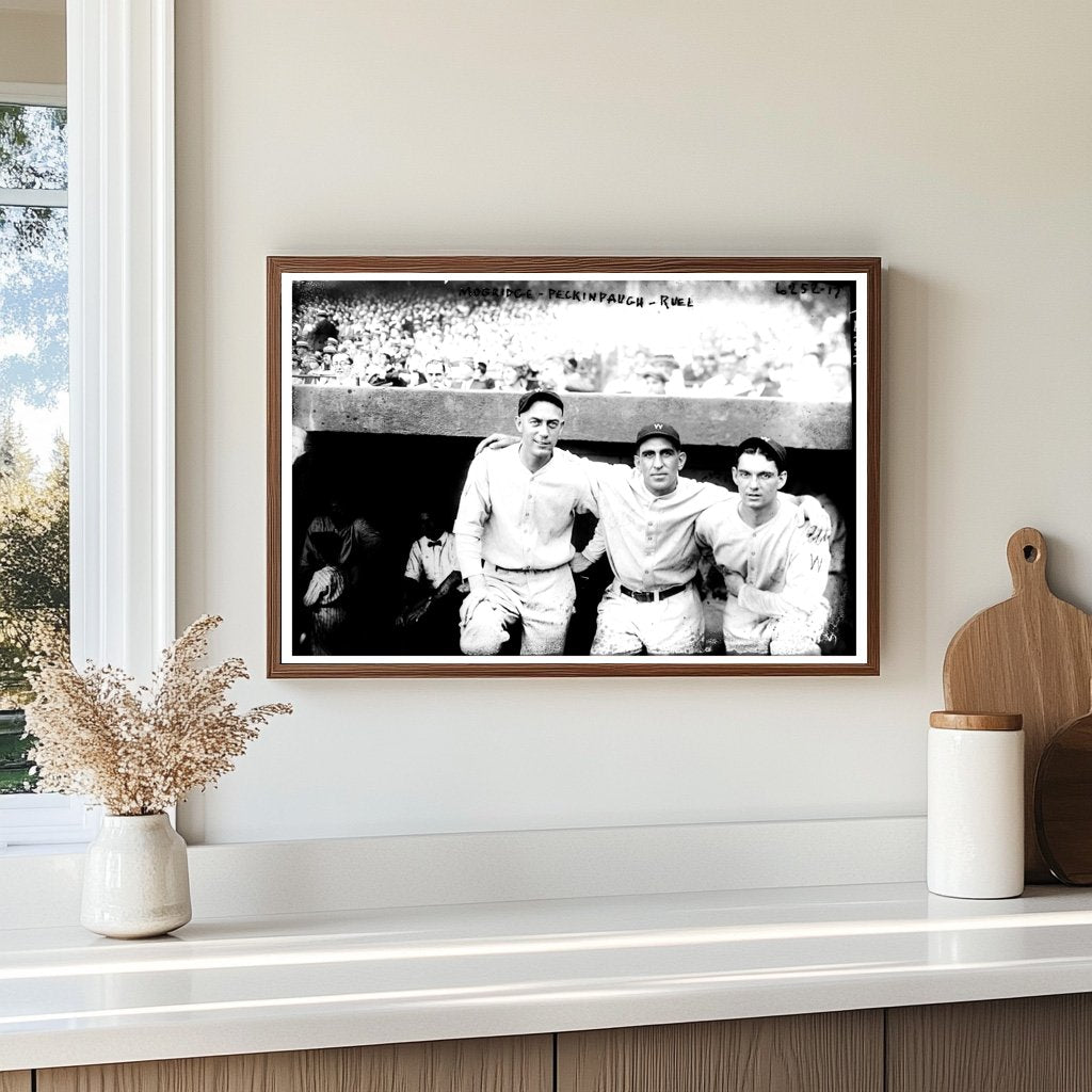 1924 Baseball Legends: Mogridge, Peckinpaugh, Ruel