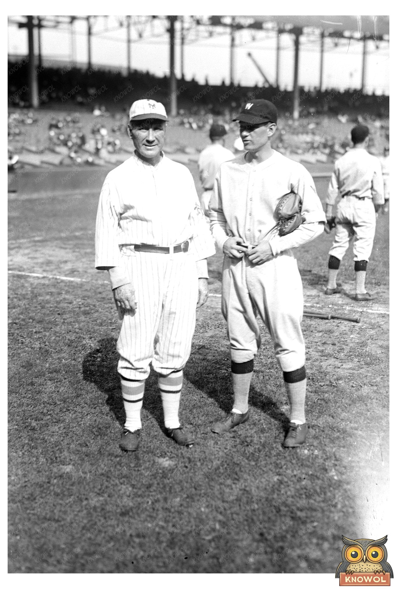 1924 Baseball Iconic Duo: Jennings & Ruel Moment