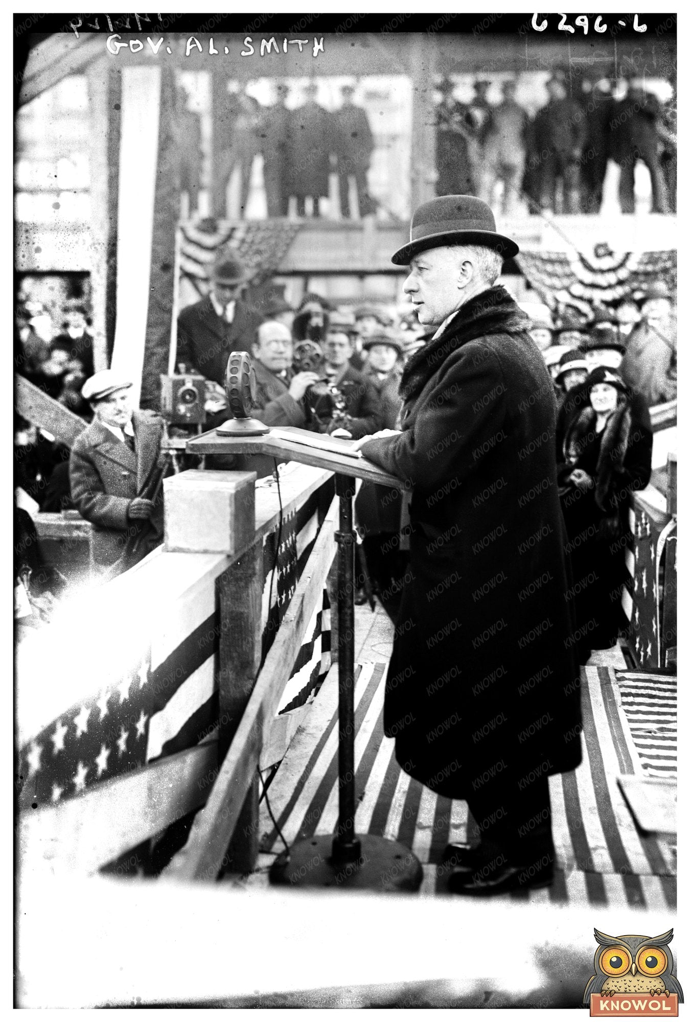 Dynamic Portrait of a 1920s Political Leader