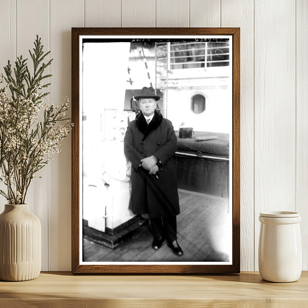 Early 20th Century Portrait of a Mysterious Figure