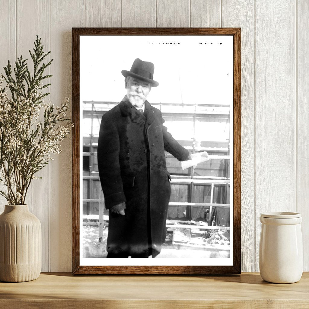 Historic Portrait of a French Diplomat, 1925