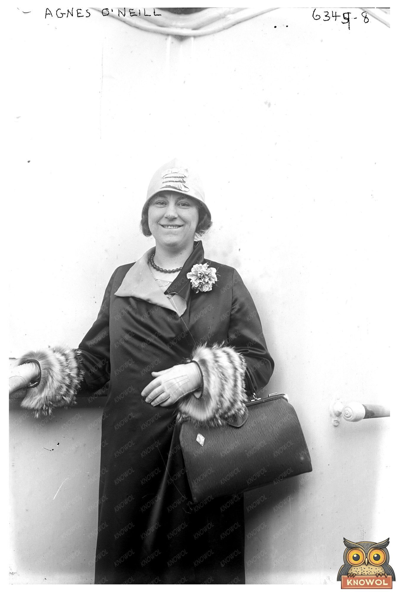 1925 Portrait of Agnes ONeill - Theater Icon