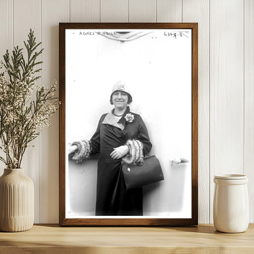 1925 Portrait of Agnes ONeill - Theater Icon