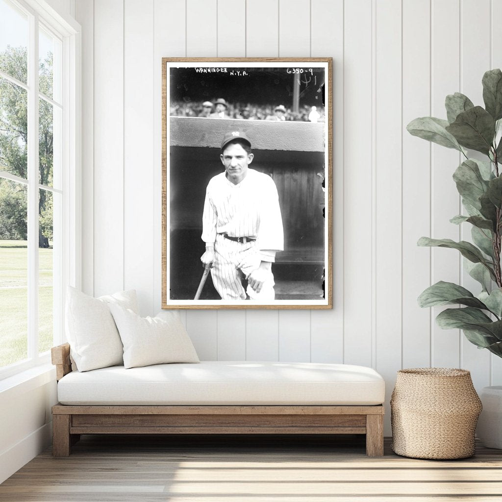 1926 Baseball Snapshot of Pee-Wee Wanninger