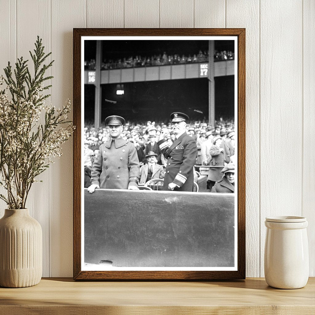 1925 Portrait of Military Leaders Summerall & Plunkett