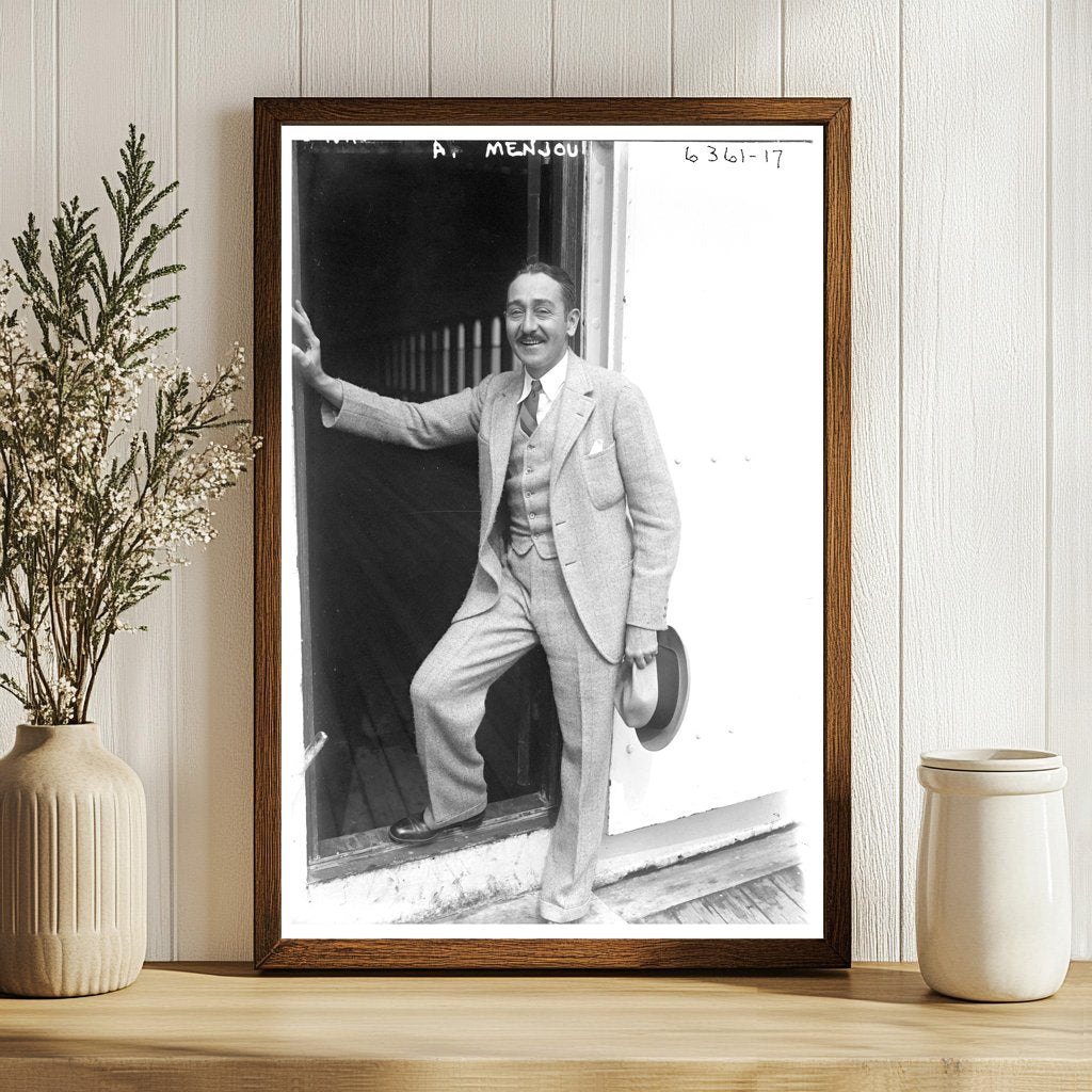 1925 Portrait of a Dapper Silent Film Star