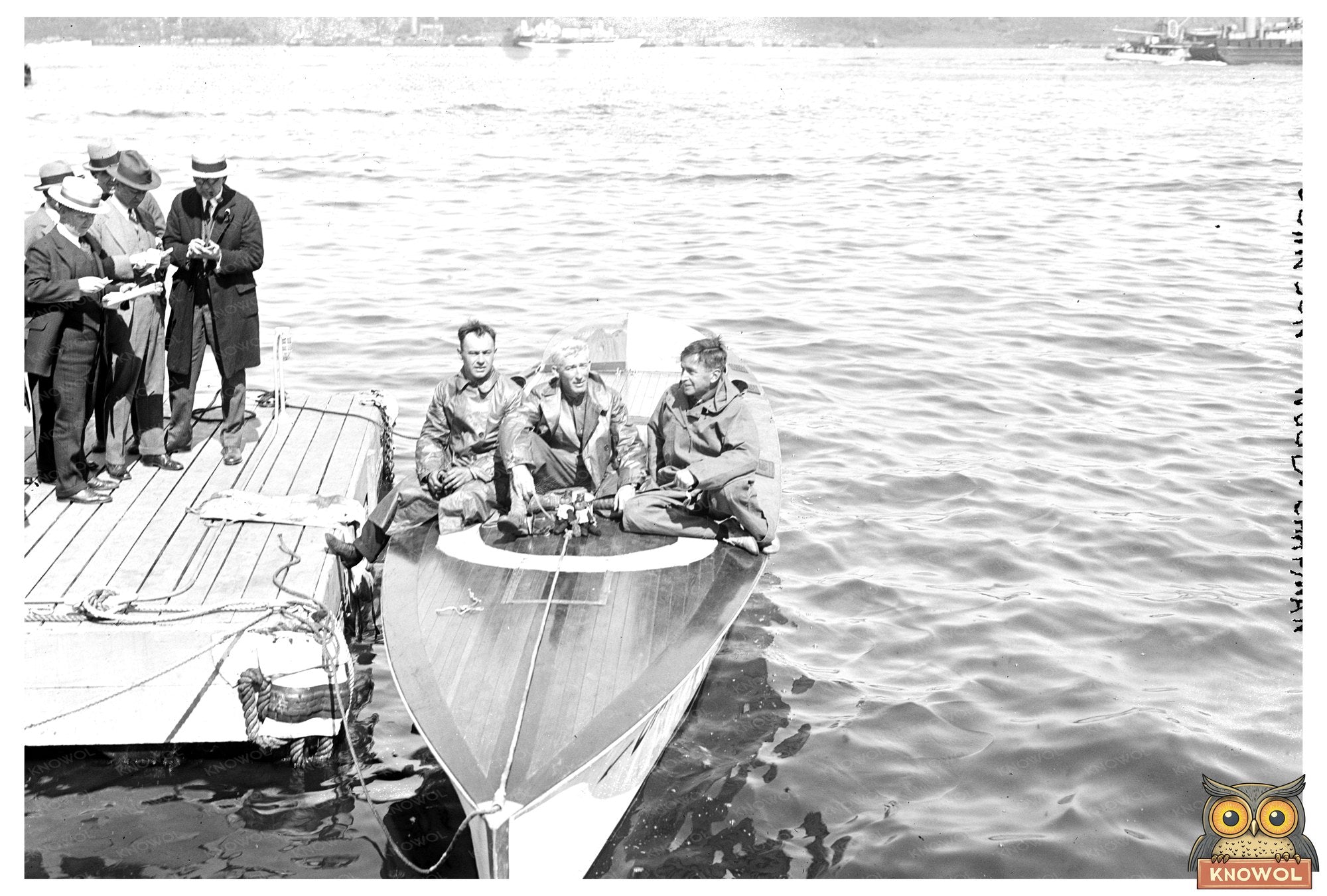 1925 Historic Team Portrait: Chapman, Johnson & Wood