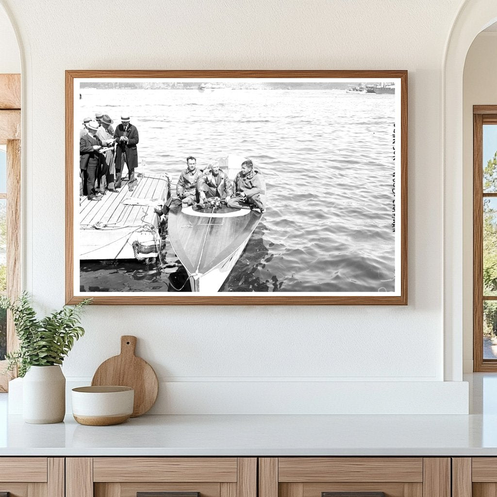 1925 Historic Team Portrait: Chapman, Johnson & Wood