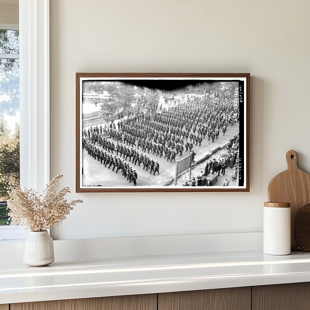 1925 K.T. Parade: Officers in Stunning Formation
