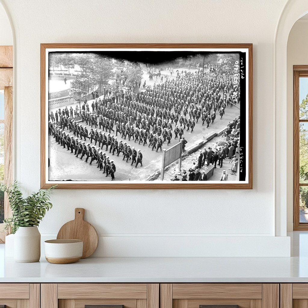 1925 K.T. Parade: Officers in Stunning Formation